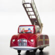 Fire-engine tin toy