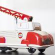 Crane car tin toy