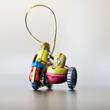 Oldalkocsis motoros - függeszthető dekoráció Oldalkocsis motoros - függeszthető dekoráció