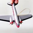 Tin Aeroplane - hanging decoration