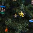 Blue Merry-go-Round with riders - hanging decoration Blue Merry-go-Round with riders - hanging decoration