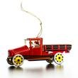 Tin Van hanging decoration 11 cm