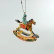 Tin Rocking horse hanging decoration