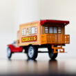 Circus caravan car 1:32 tin toy