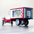 Circus animal car tin toy replica 1950 modell 1:32