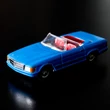 Blue Mercedes Cabrio 350 SL - modelcar 1:43