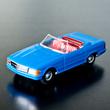 Kék Mercedes Cabrio 350 SL modellautó 1:43 Kék Mercedes Cabrio 350 SL modellautó 1:43