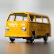 Sárga VW Postaautó - hasonmás lemezjáték, modellautó Sárga VW Postaautó - hasonmás lemezjáték, modellautó