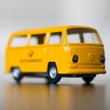 Sárga VW Postaautó - hasonmás lemezjáték, modellautó Sárga VW Postaautó - hasonmás lemezjáték, modellautó
