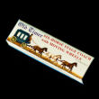 American 6 horses postal stage coach miniature replica