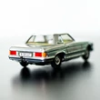 Silver Mercedes 350 SL coupe - 1:43 - modelcar