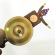 Bear and Flueman - tin fire wheel gyro