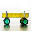 Green Tractor with trailer tin toy Green Tractor with trailer tin toy