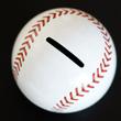 Baseball labda lemez persely Baseball labda lemez persely