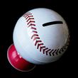 Baseball labda lemez persely Baseball labda lemez persely