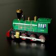 Green Tin Locomotive with clockwork - Small Replica Green Tin Locomotive with clockwork - Small Replica