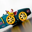 Bugatti - Paya replica tin toy