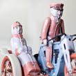 Motor sidecar with passanger Replica tin toy Motor sidecar with passanger Replica tin toy