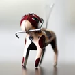 Crazy Dog tin toy