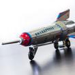 MOON ROCKET - tin toy MOON ROCKET - tin toy