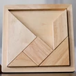 Klasszikus tangram fából - nagy