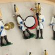 Ólomkatonák - katona zenekar - festett figurák Ólomkatonák - katona zenekar - festett figurák