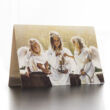 Angels greating cards with envelops in metal box