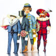 Young Harold paper dressing doll set