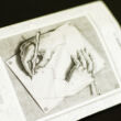 Escher: Drawing Hands - 3D stereo card 55131
