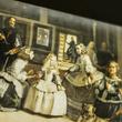 Sztereo képeslapon Velasquez La Meninas ( Udvarhölgyek) című festménye Sztereo képeslapon Velasquez La Meninas ( Udvarhölgyek) című festménye