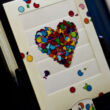 Konfetti heart - changing card