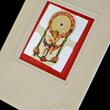Love swing greeting card with envelope Love swing greeting card with envelope