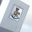 Girl on rocking horse card with envelope
