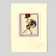 Pansy fairy greeting card