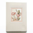 Congratulatory Card with light pink flowers