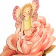 Rose fairy 3D card Rose fairy 3D card