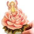 Rose fairy 3D card Rose fairy 3D card