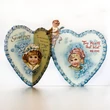 Two hearts throp together - card