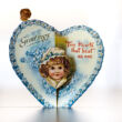 Two hearts throp together - card