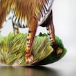 Bengáli tigris hintázó figura képeslap borítékkal Bengáli tigris hintázó figura képeslap borítékkal