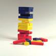 Kisméretű JENGA PIROS Kisméretű JENGA PIROS