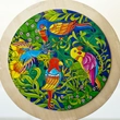 Birds - round wooden puzzle with 16 parts