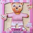 Emma mackó - öltöztető puzzle fából Emma mackó - öltöztető puzzle fából
