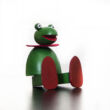 QQAK the frog figural wooden building toy