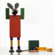 Bunny ahoy - wooden figure construction toy