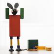 Bunny ahoy - wooden figure construction toy Bunny ahoy - wooden figure construction toy