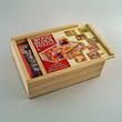 Kocka puzzle életképek fa dobozban Kocka puzzle életképek fa dobozban