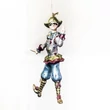 HARLEKIN carnival group - hanging decoration 6 pcs