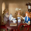 Porcelain tea things for dolls house