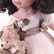 VIOLETTA porcelain doll - 48 cm